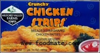 Indiana Firm Recalls Chicken Strip Products That May Contain Foreign Materials
