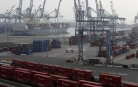 U.S. import prices barely rise in June