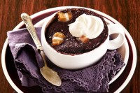 Chocolate salted caramel mud cakes