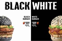 McDonald's monochrome burgers put a new twist on fast food design