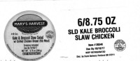 Public Health Alert Issued for Mary’s Harvest Fresh Kale & Broccoli Slaw Salad for Possible Listeria