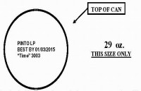 La Preferida, Inc. recalled La Preferida Whole Pinto Beans 29 OZ. (Water & Salt)