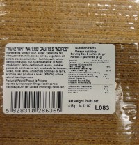 Murzynki brand wafers recalled due to undeclared peanut, egg and almond