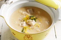 Greek lemon chicken soup