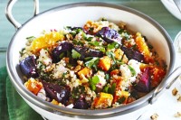 Quinoa salad with beetroot, pumpkin & persian feta