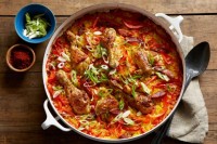 Chicken and chorizo paella