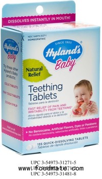 Standard Homeopathic Company Issues Nationwide Recall of Hyland's Baby Teething Tablets and Hyland's