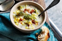 Recipe: Broccoli, corn and bacon chowder