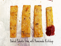 Recipe: Polenta Fries with Homemade Ketchup