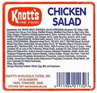Knott's Fine Foods recall Chicken Salad Sandwiches
