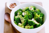 Broccoli with garlic and chilli