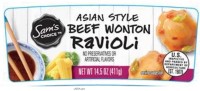 Sam’s Choice Beef Wonton Ravioli Recalled for Undeclared Milk
