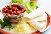 Spicy bean & chilli fajitas (vegetarian)