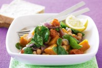 Chickpea and pumpkin casserole