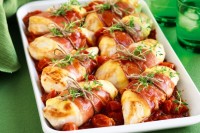 Chicken and prosciutto parmigiana