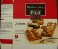 Certain Proti Diet High Protein Chocolate Dream Bar may contain Salmonella bacteria