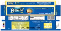 Ronzoni Thin Spaghetti Recalled for Undeclared Egg