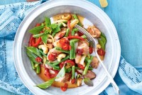 Thai chilli jam chicken and basil stir-fry