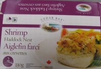 Undeclared mustard in Cedar Bay brand Shrimp Haddock Nest