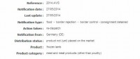shigatoxin-producing Escherichia coli in frozen lamb from New Zealand