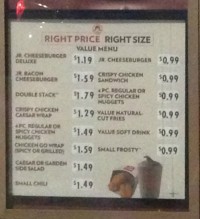 Wendy's Ditches Dollar Menu For New "Right Price, Right Size" Menu