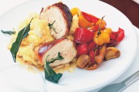 Chicken, prosciutto and bocconcini parcels