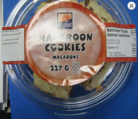 Sunrise Bakery brand Macaroon Cookies recalled due to undeclared milk