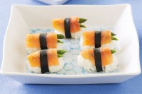 Asparagus salmon battleships