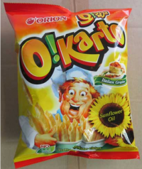 Fukuda Trading recalls certain Orion brand Italian Gratin flavoured Italian potato chips