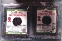 L.A. Lucky Basil Seeds Recalled for Possible Salmonella