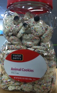 D. F. Stauffer Biscuit Co., Inc. recalls Market Pantry White Fudge Coated Animal Cookies