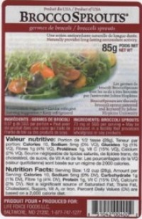 Canada Safeway Limited recalls LifeForce Foods brand Sprouts