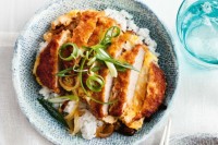 Katsudon (crumbed pork & egg rice bowl)