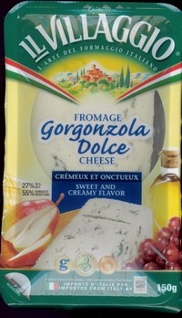 Agropur recalled Certain Il Villaggio brand Gorgonzola Dolce Cheese