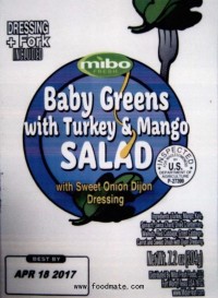 Mibo Fresh Food Turkey Salad Recalled for Allergens