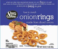 Frozen Onion Rings Recalled by McCain Foods USA