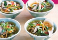 Asian-style chicken soup