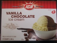 Dairy Fresh recalls IGA Brand Vanilla & Chocolate ice cream