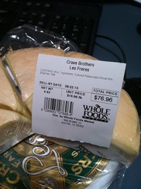 Whole Foods Market Recalls Cheese Because of Possible Health Risk