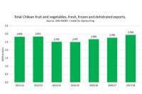 Chile: 2017/18 fruit and vegetables export season – record numbers