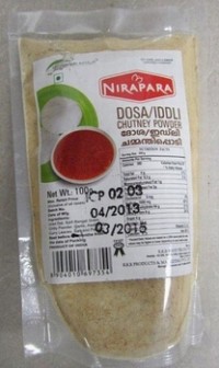 Incan Global Corp. recalls Nirapara brand Chutney Powder