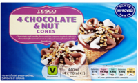 Tesco Ireland recalls Tesco 4 Chocolate & Nut Cones
