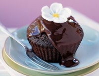 Double-chocolate cupcakes