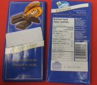 Edelweiss Brand Fine Dark Chocolate Recalled Due to Undeclared Milk