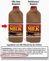 Comment period on labeled sweeteners in milk ends tonight
