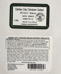 Recalled News about Chicken Salad Products due to Misbranding and an Undeclared Allergen