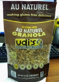 Udi’s Healthy Foods Recalls Udi’s Gluten Free Au Naturel Granola