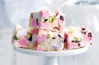 White chocolate and macadamia rocky road