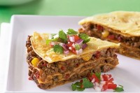 Mexican tortilla pie
