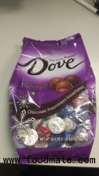 Mars recalls 6,700 cases of Dove Chocolate Assortment Snowflakes in US
